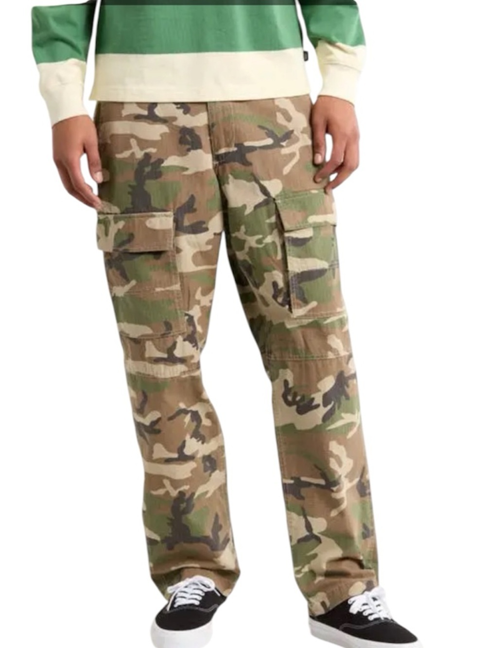 Vans Fatigue Cargo Loose Tapered Fit Men’s 34 Pants in a camouflage patter